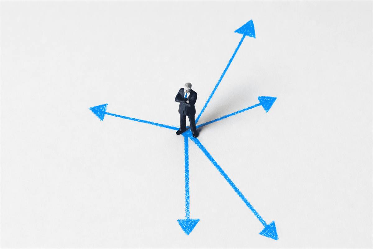 Distintos caminos posibles para la estrategia de un negocio