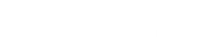 Logotipo de Cuts Lab Barbershop, cliente de Space Moon Creative